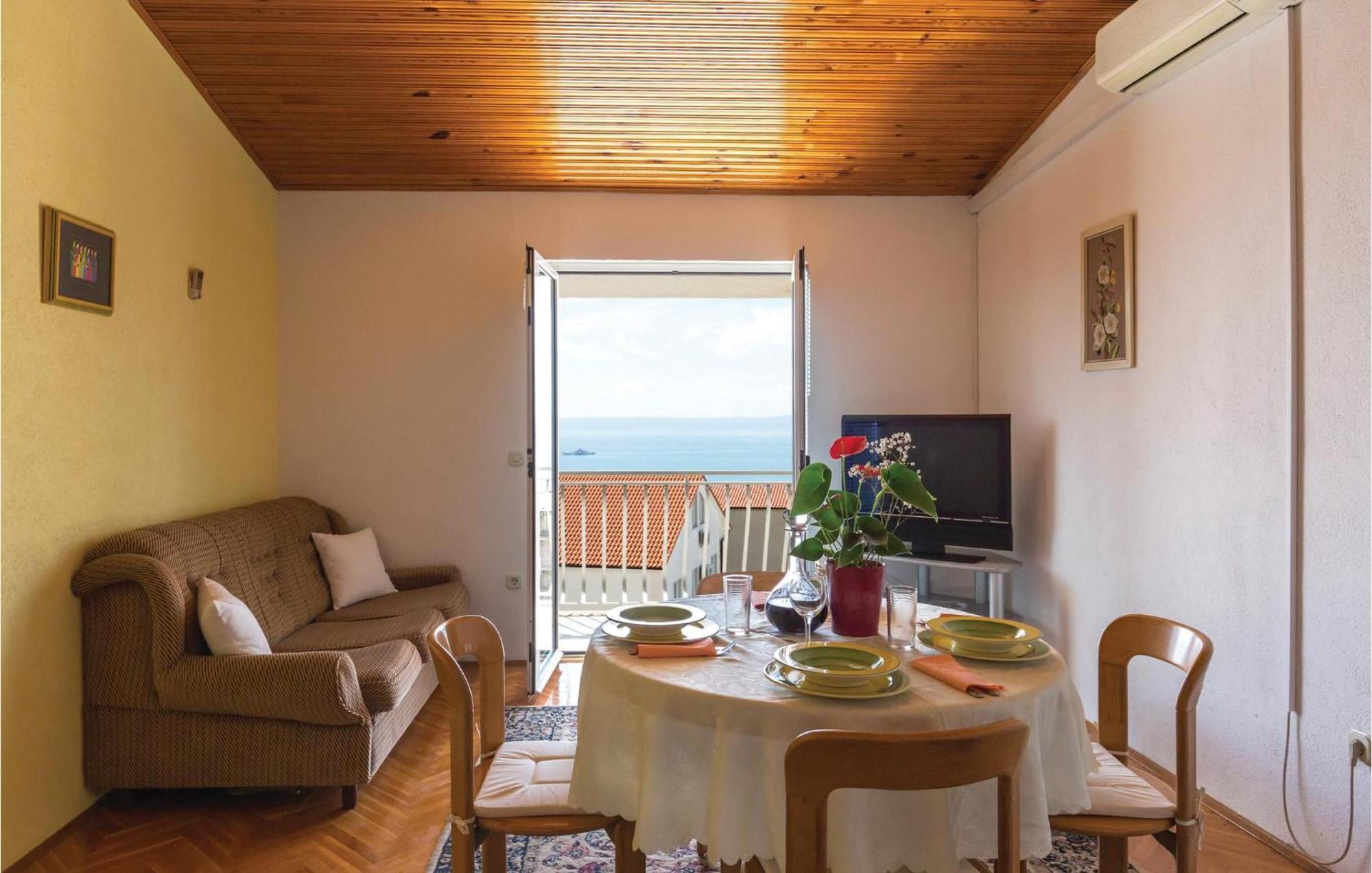 Nice Apartment In Makarska With House Sea View Ngoại thất bức ảnh